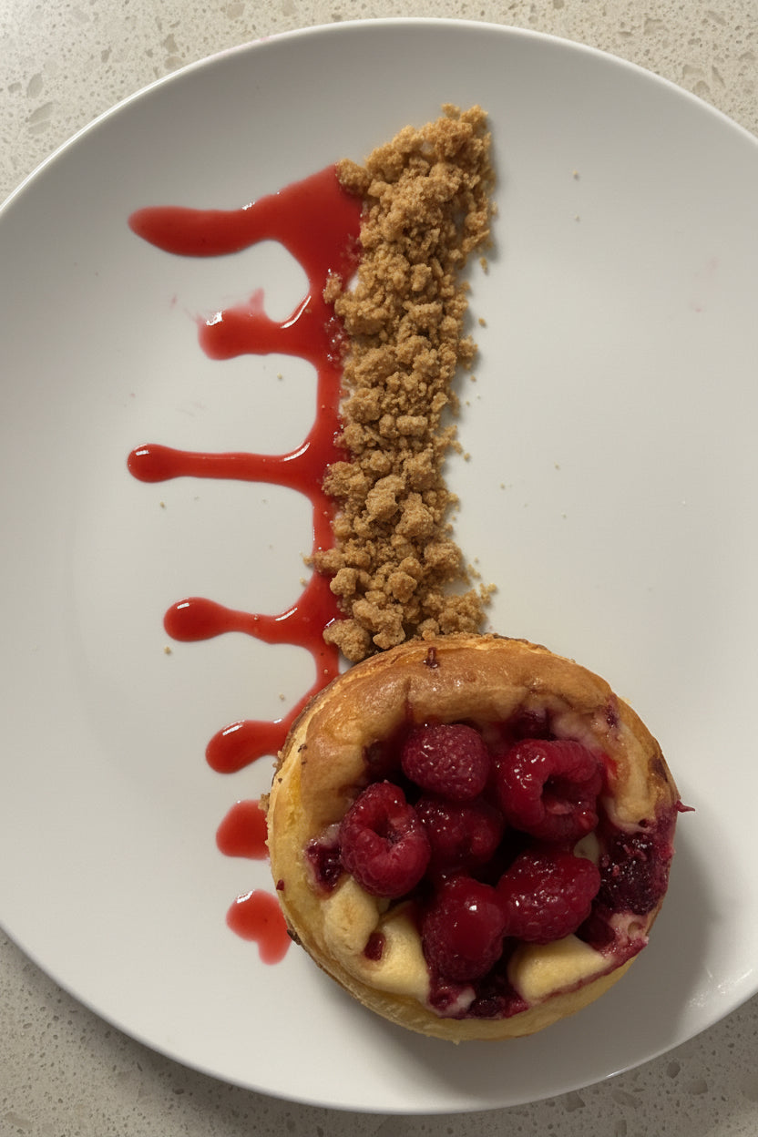 Raspberry cheesecake
